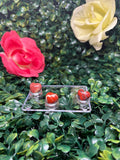 15mm I Love You RED JASPER