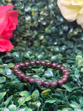 8mm Garnet Bracelet