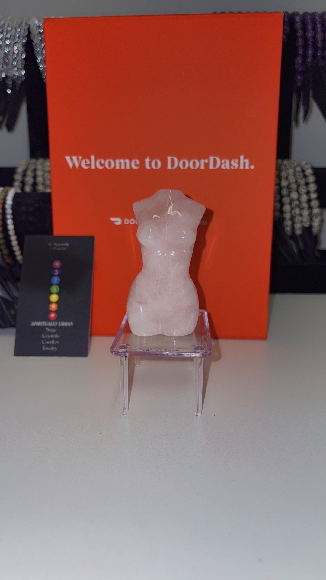 Rose Quartz Body Figurine